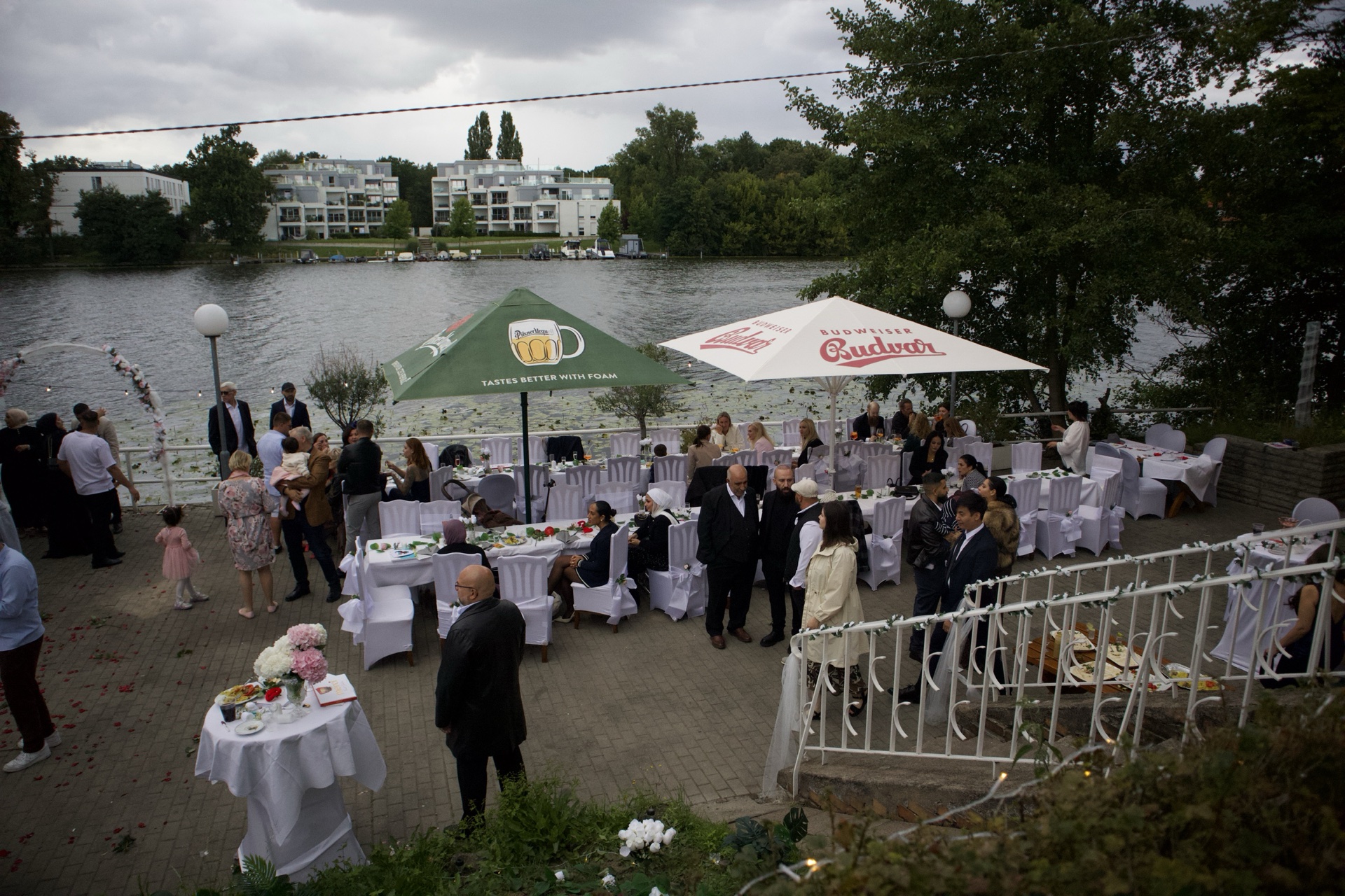 Spree river panorama from the terrace